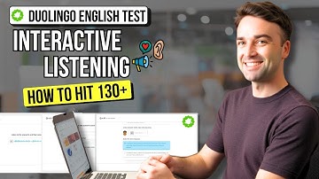 How to Score 130+ on the NEW Duolingo Interactive Listening Question