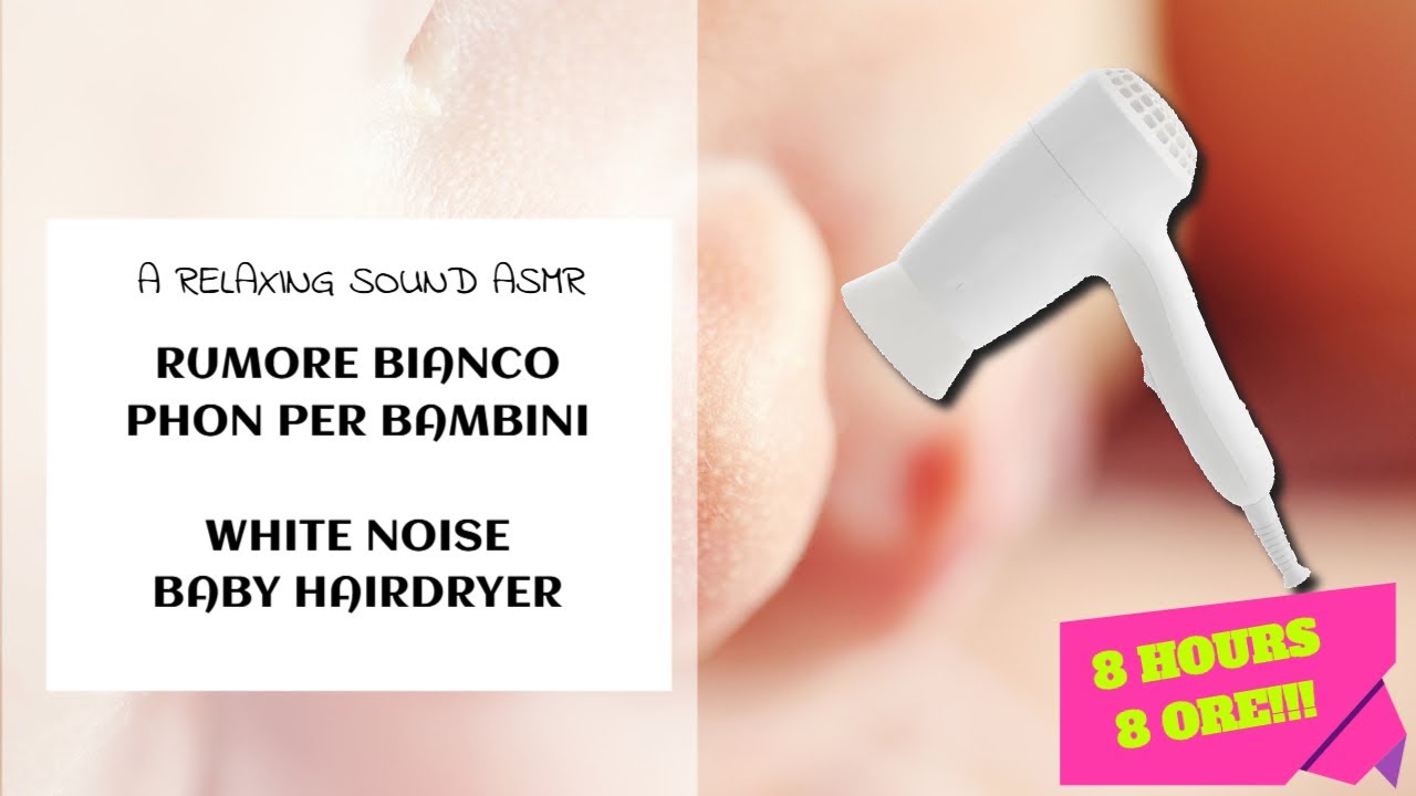 rumore bianco del phon con luce del crepuscolo 8 ORE - white noise hair ...