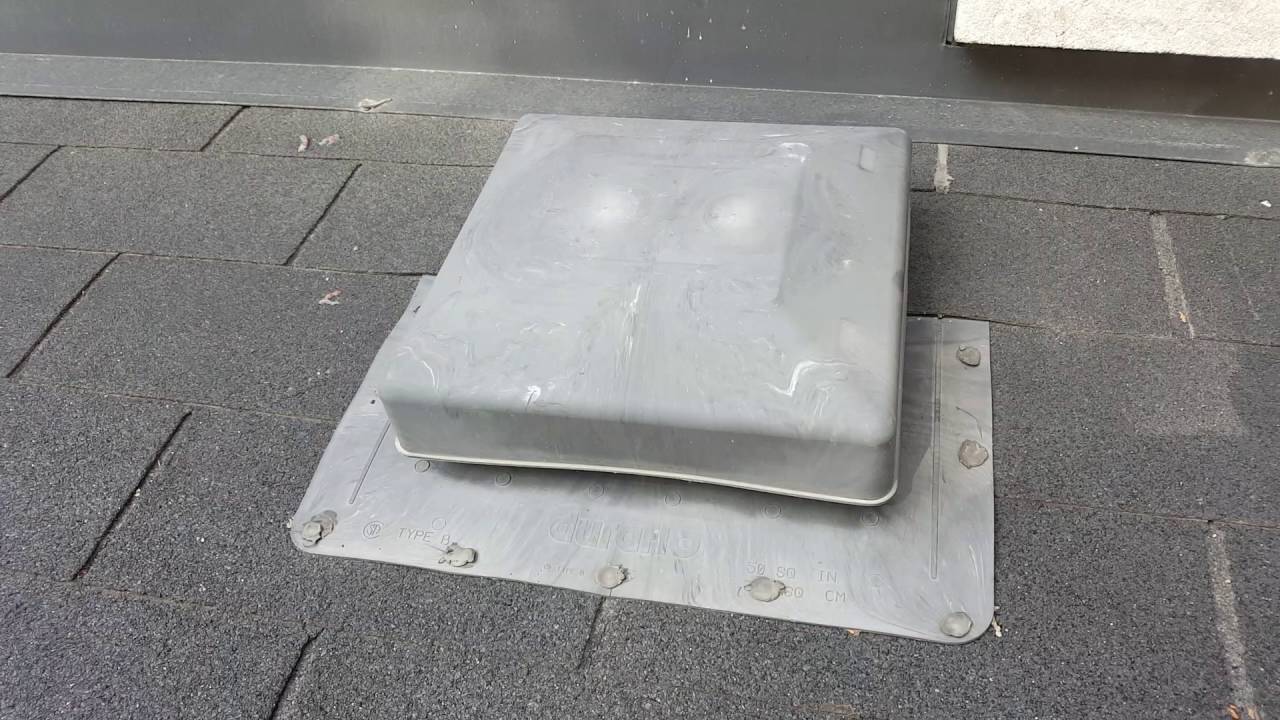 Squirrel entry through a plastic roof vent. YouTube