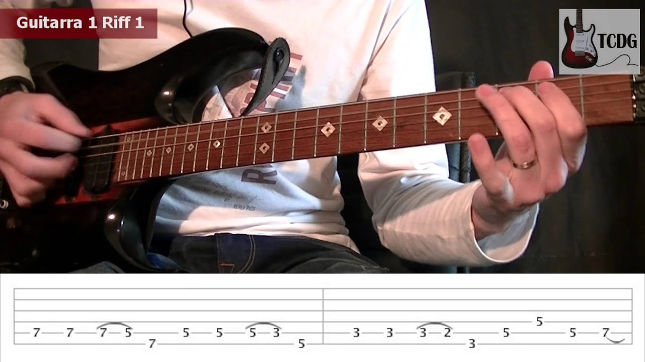 Como Tocar The Trooper En Guitarra Acustica