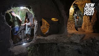 Turkish man knocked down basement wall to find 2,000-year-old underground city
