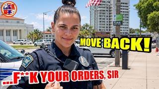 The Most Childish Bad Female Cop in YouTube History! 1st Amendment Audit | Id Refusal #506