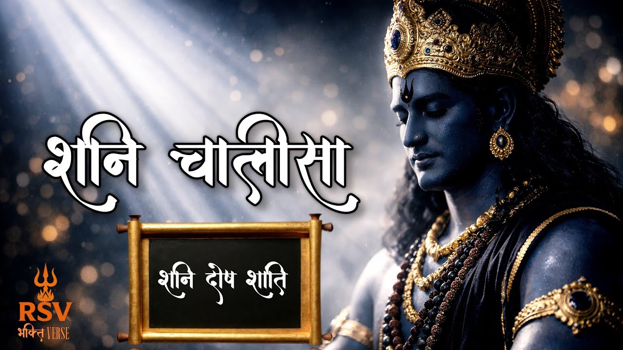Shani Chalisa | शनि चालीसा | Shani Dev Mantra for Shani Dosha, Sade Sati & Peace