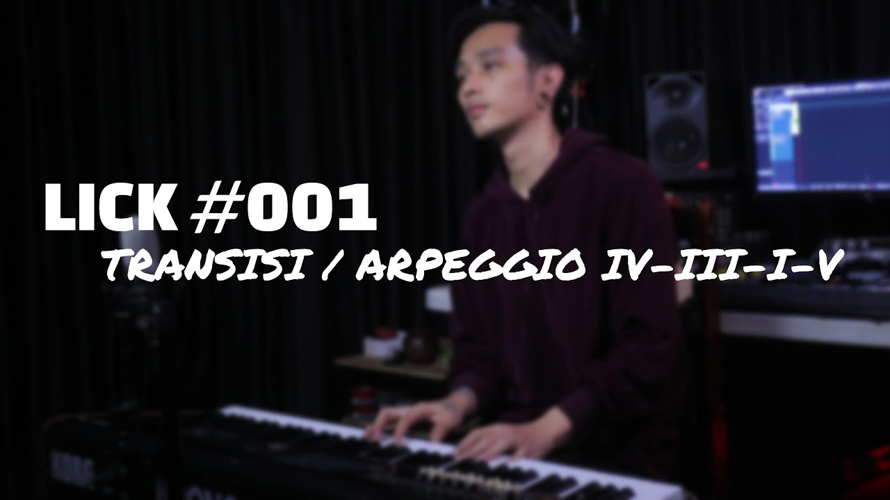 LICK #001 - TRANSISI / ARPEGGIO 4315 #tutorial #piano