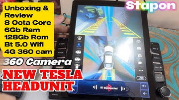Stapon Tesla Style Headunit 360 Camera