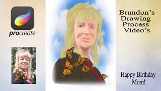 Drawing Process Video - Portrait