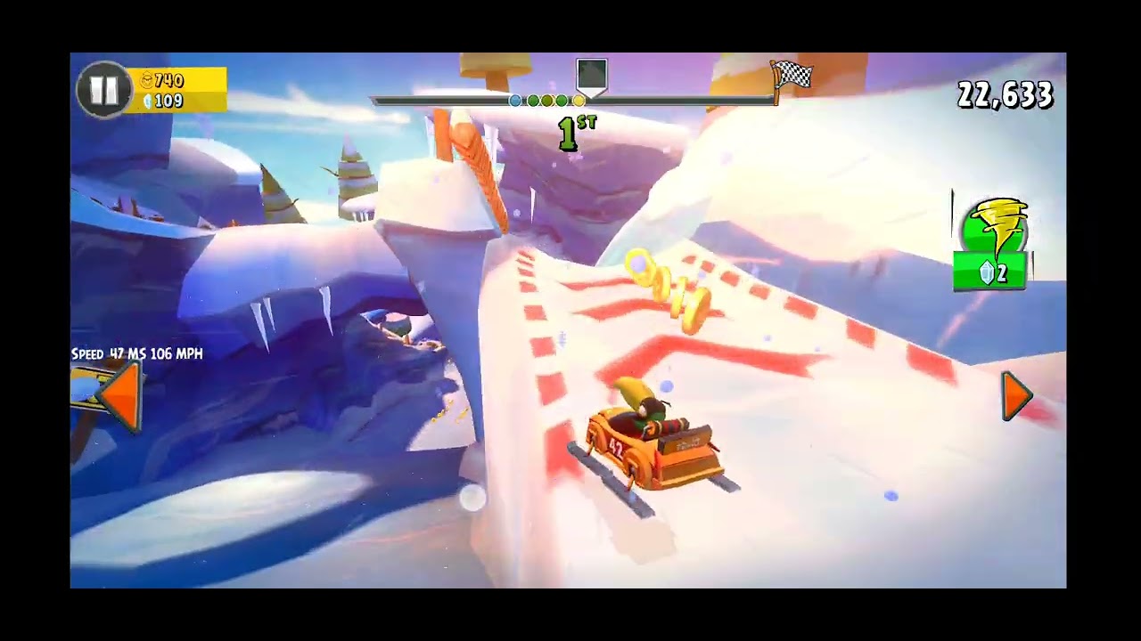 angry birds go Revolution daily event click snow shoo