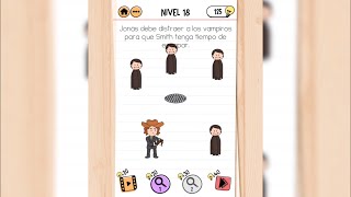 Brain Test 2 | Smith y Jonás 1 | Nivel 18 - Jonás debe distraer a los vampiros para que Smith... screenshot 5