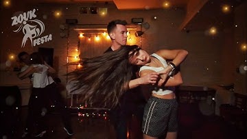 Festa Party. Roman Avdeev and Tatyana Sergeeva. Zouk improvisation. (Mi Gente)