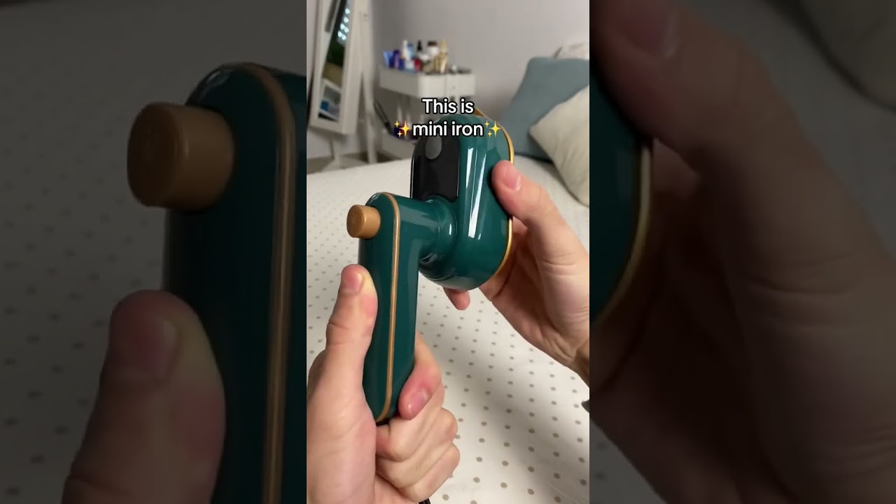 This mini iron from EasyGlide is the best travel essential ✨✈️