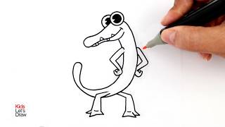 Dibujando a ORANGE paso a paso ✍️ RAINBOW FRIENDS | How to Draw &amp; Color Orange