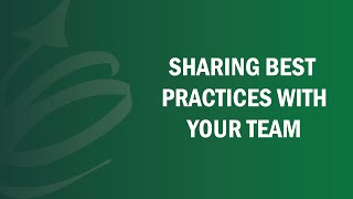 Sharing Best Practices with Your Team - Remote Leadership Institute