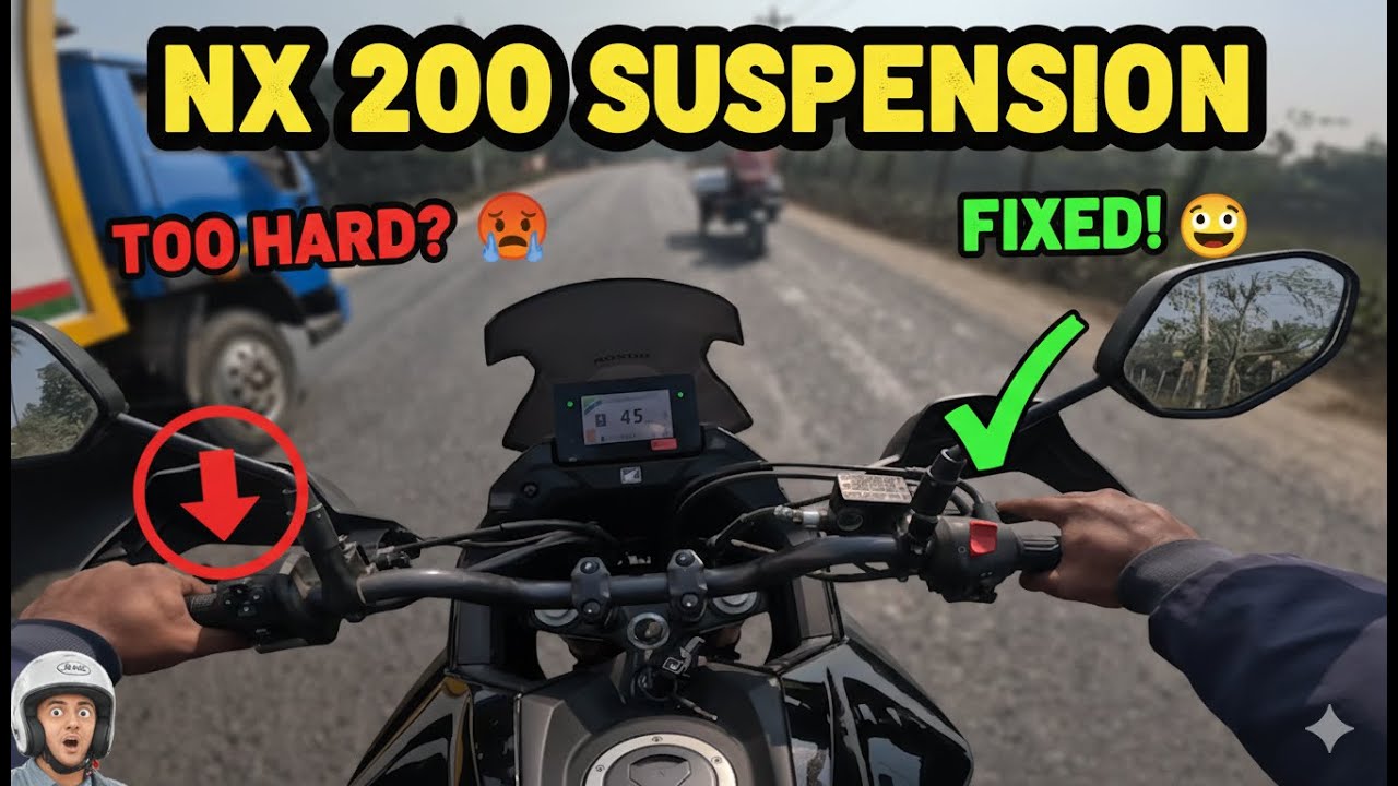 NX 200 Rear Suspension Too Hard? 😡 | সাসপেনশন সমস্যা ও সহজ সমাধান