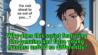 Why does this script featuring the genuine and false young masters unfold so differently?