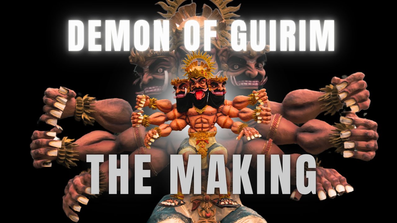 Making of the Narkasur of Demon of Guirim 2025