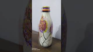 # Bottle Art On Small Bottles# Acrylic Color Work On Bottle# Friendship#