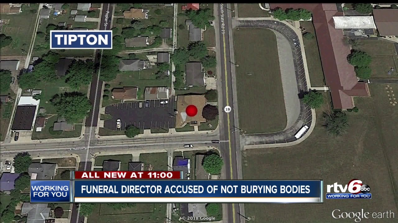 Funeral director accused of not burying bodies - YouTube