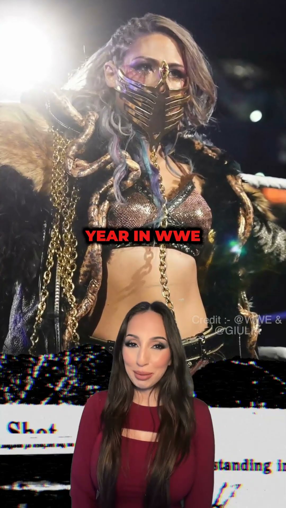 WWE female wrestler is looking for a boyfriend? #WWE #Giulia #Dating #Love #WWENXT #shorts
