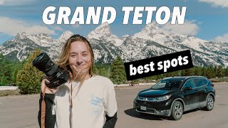 Scenic Driving Tour Of Grand Teton National Park:  Guide for Photography and Wildlife
