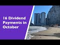 How Much I Made From Dividends In October 23 | 16 Dividend Payments | Passive Income