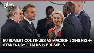 JUST IN: Emmanuel Macron Arrives at Brussels EU Leaders Summit | AC1W