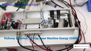 Nubway Q Switch ND Yag Laser Machine Energy Test Video