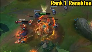 Rank 1 Renekton: He is TAKING OVER Master Elo!