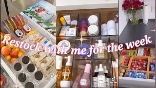 Restock with me for the Week✨|Hello tik tok
