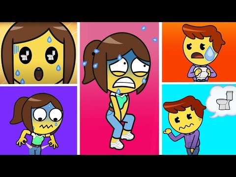 Awkward Moments In The Bathroom | emojitown