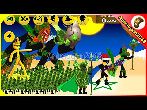 #2023 NEW Armor Skin Leaf 🆚 Undead Powerful FINAL BOSS | Stick War Legacy Mod VIP | Animugen2048