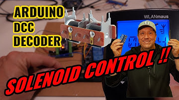 Control your Solenoid Switch Machine on your Model Railroad