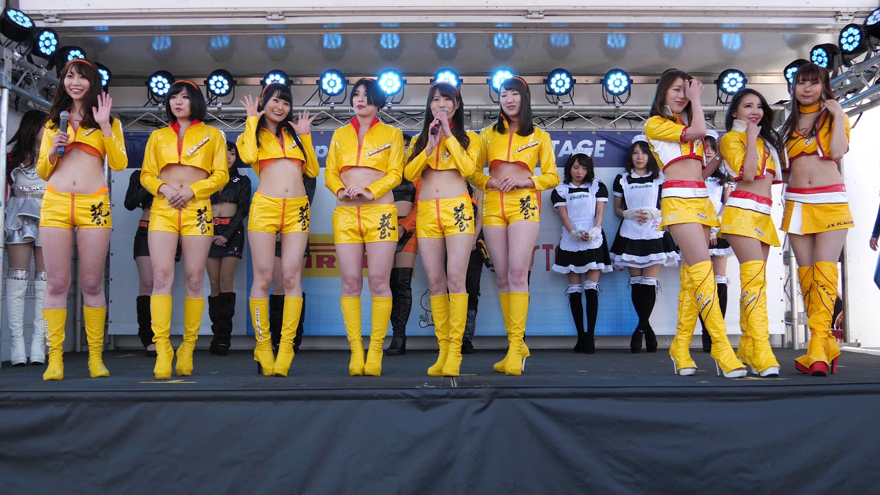 ピレリスーパー耐久2019開幕戦鈴鹿　レースクィーンステージ　4K