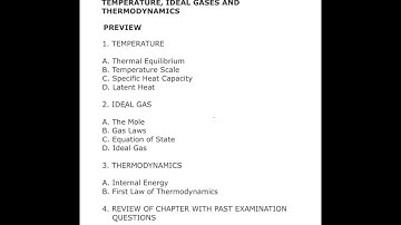 Thermodynamics - A2 Physics 9702 Demo KsTan