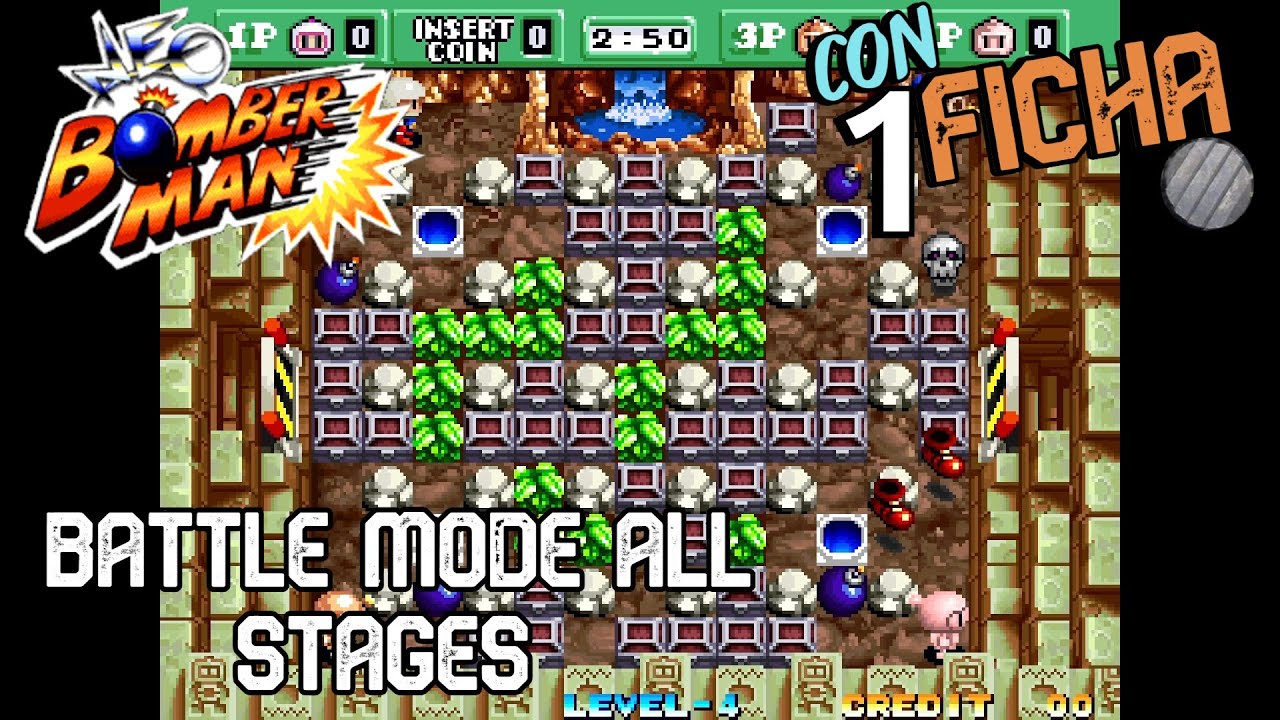 Neo Bomberman (Battle Mode) - Shiro Bomb "CON 1 FICHA" (1cc)