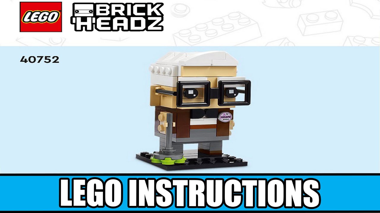 LEGO Instructions - BrickHeadz - 40752 - Carl, Russell & Kevin - Disney (CARL)