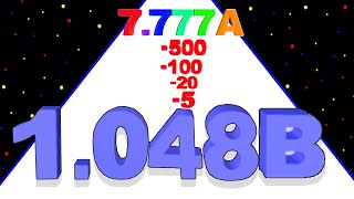 THE WORLD'S LONGEST NUMBER MERGE RUN! (Number Merge Run: Shooting) screenshot 4