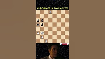 CHECKMATE IN TWO MOVES!! 😍♟️ #chess #chesspuzzle #checkmate #shorts