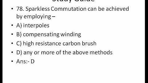KMC SAE Electrical 2018 Memory Base Question and Answer Key (Part 10)