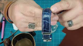 Using an alcohol burner and creaser in leathercraft a 2 minute tool tip