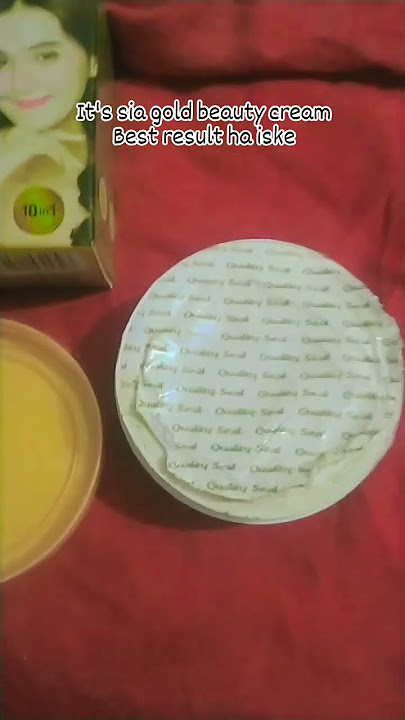 sia gold 24k beauty cream #subscribe my channel