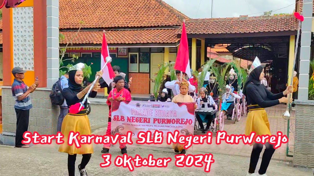 Start Karnaval SLB Negeri Purworejo 3 Oktober 2024 SLB Purworejo
