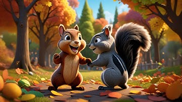 Five Silly Squirrels Spin and Sway + More Nursery Rhymes & Kids Songs