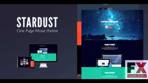Preview Stardust - One Page Muse Theme TForest