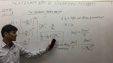 || Lecture 09 || Advance Electronic Devices and Circuits || AEDC || 4th Semester || Electronics ||