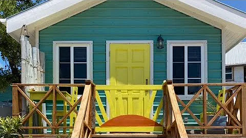 For sale on Ambergris Caye, Belize. Property with two casitas, for vacation  or rental income.