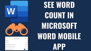 How to See Word Count in Microsoft Word Mobile App screenshot 1