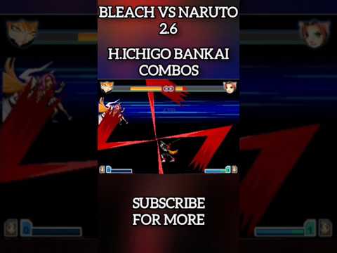 Hollow Mask Ichigo Bankai Combos - Bleach vs Naruto 2.6 #bleachvsnaruto #bleach #jukicombos @JukiCombo