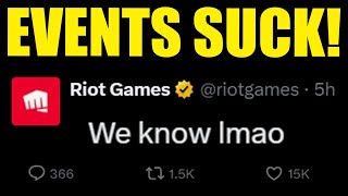 Riot responds to events & PvE modes