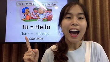 Học tiếng Anh lớp 3 - Unit 1. Hello - Lesson 3 - Thaki English