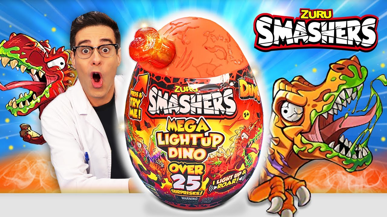 Ovo Dinossauro Smasher Gigante Light 25 Supresa Sortido - Laranja - Zuru -  Alfabay - Cubo Mágico - Quebra Cabeças - A loja de Profissionais e  Colecionadores!